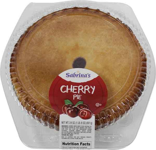 zz SABRINAS CHERRY PIE 8"BAKED
