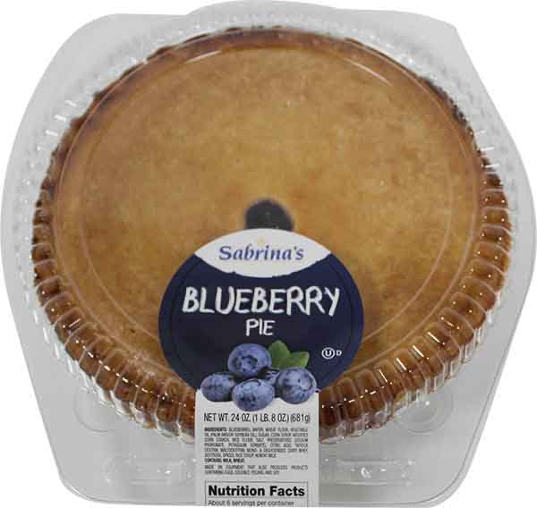 zz SABRINAS BLUEBERRY PIE 8" BAKED