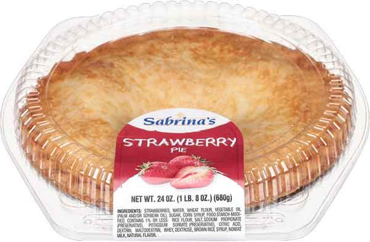 zz SABRINAS STRAWBERRY PIE 8" BAKED