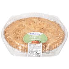 zz SABRINA'S APPLE CRUMB PIE 8" BAKED