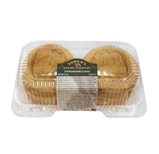 zz YODER Cookie - SNICKERDOODLE COOKIE 12CT/24OZ